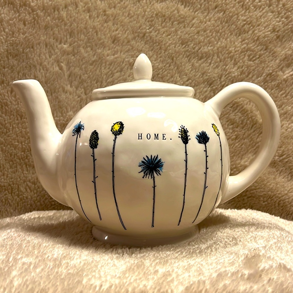 RAE DUNN “Home” Teapot Homeline Collection